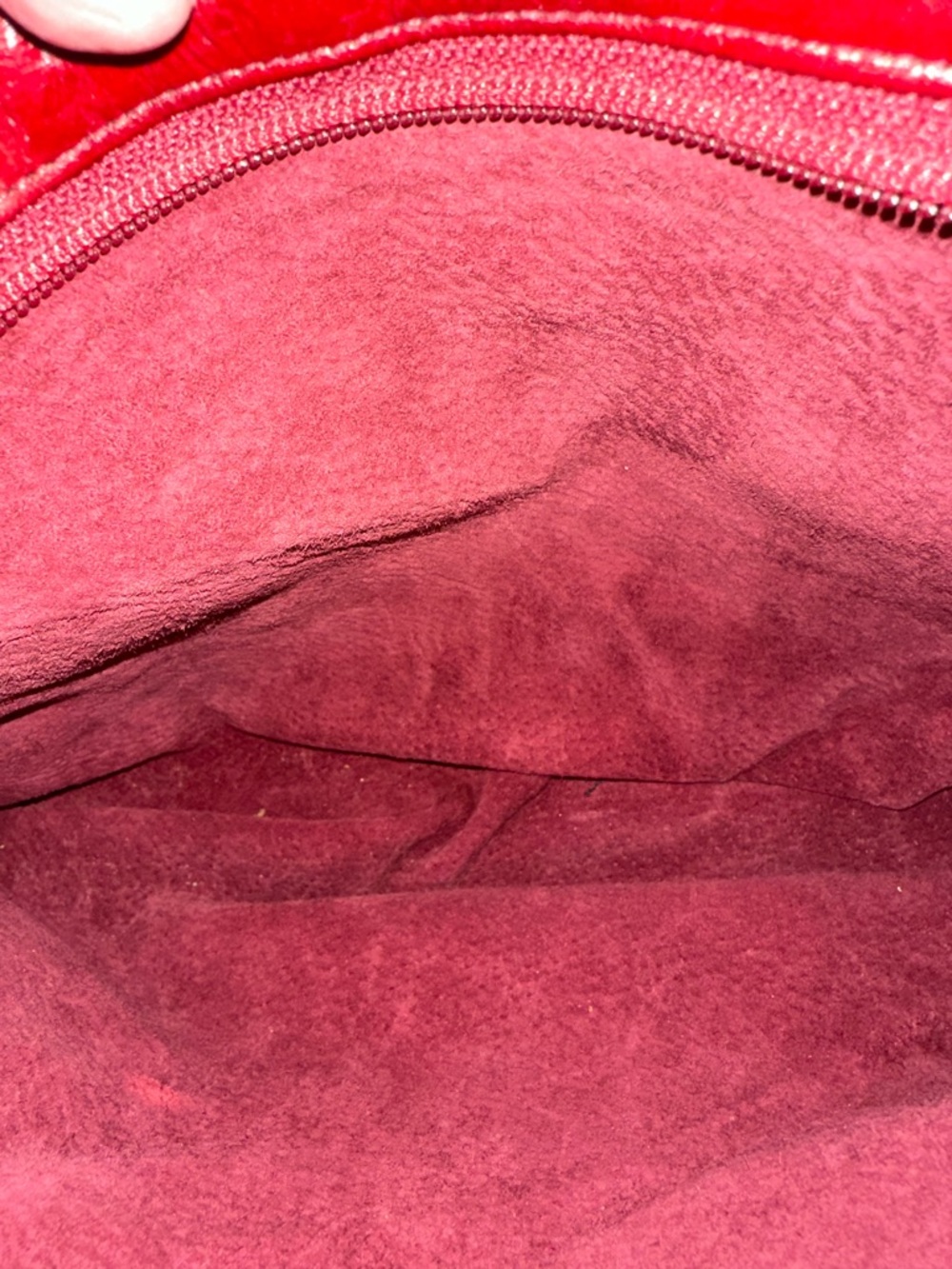 Vintage 90s Burgundy Sunco Korea Eel Skin Bag | Slim Minimalist Quiet Luxury - Picture 14 of 16
